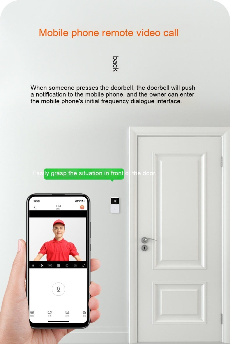 Wireless Visual Home Smart Doorbell Camera - ThreeSixty Trend