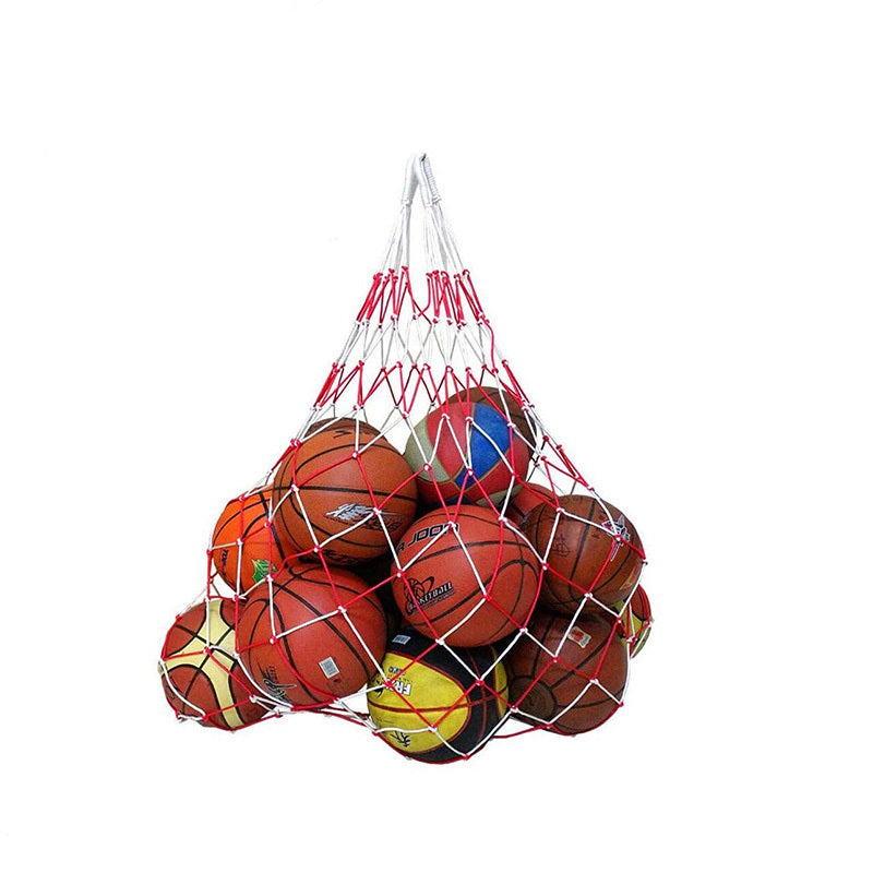 Basketball balls using net bag